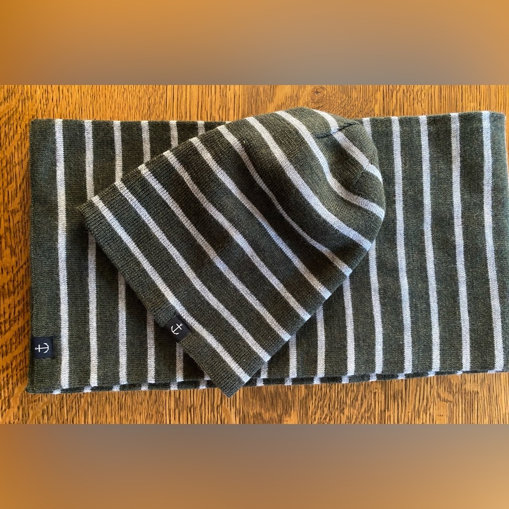Le31 for men Simons beanie and scarf set never worn